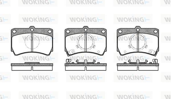 Woking P3123.02 - Komplet Pločica, disk-kočnica www.molydon.hr