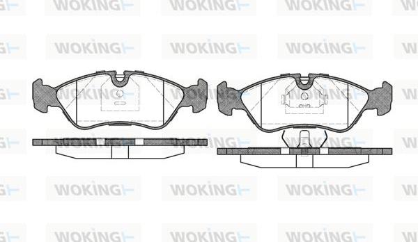 Woking P3863.30 - Komplet Pločica, disk-kočnica www.molydon.hr