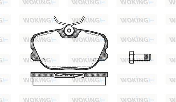 Woking P3803.00 - Komplet Pločica, disk-kočnica www.molydon.hr