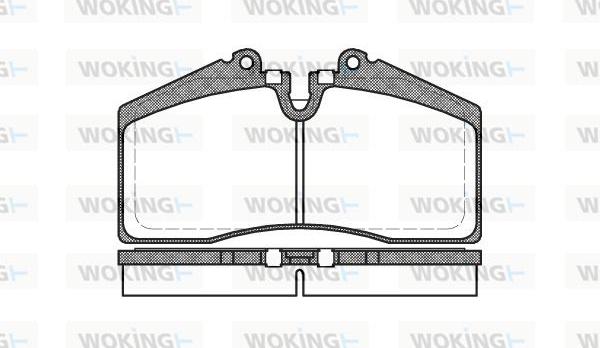 Woking P3883.00 - Komplet Pločica, disk-kočnica www.molydon.hr