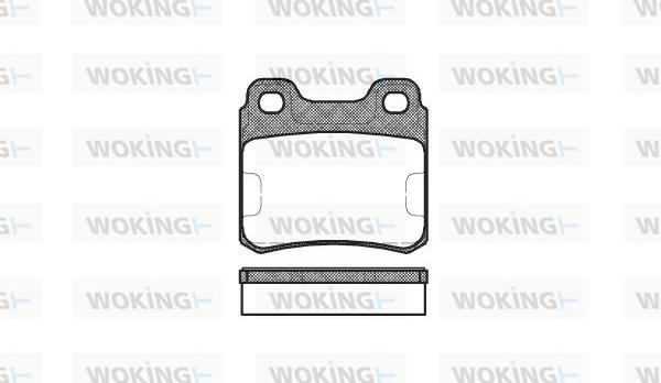 Woking P3823.00 - Komplet Pločica, disk-kočnica www.molydon.hr