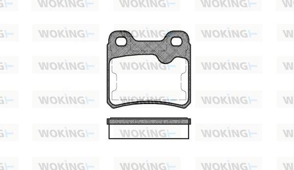 Woking P3823.10 - Komplet Pločica, disk-kočnica www.molydon.hr