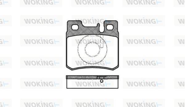 Woking P3823.20 - Komplet Pločica, disk-kočnica www.molydon.hr