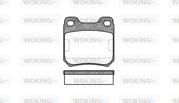 Woking P3393.40 - Komplet Pločica, disk-kočnica www.molydon.hr