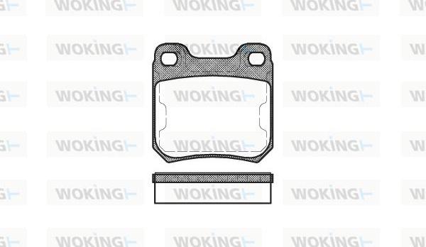 Woking P3393.50 - Komplet Pločica, disk-kočnica www.molydon.hr