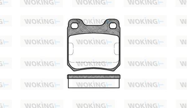 Woking P3393.00 - Komplet Pločica, disk-kočnica www.molydon.hr