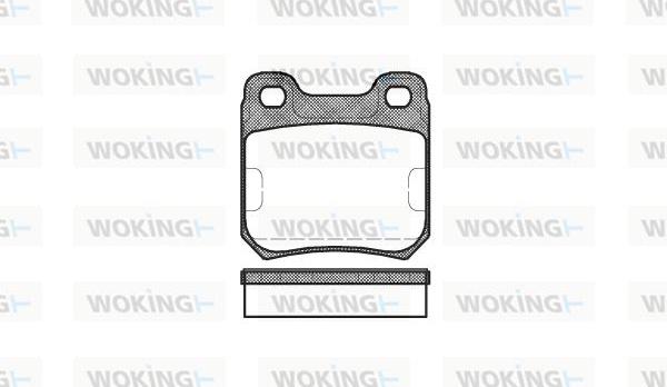 Woking P3393.10 - Komplet Pločica, disk-kočnica www.molydon.hr