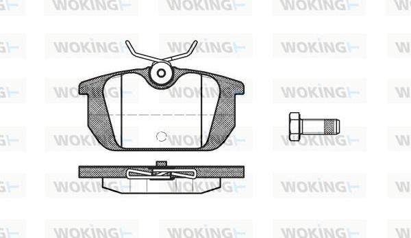 Woking P3313.10 - Komplet Pločica, disk-kočnica www.molydon.hr