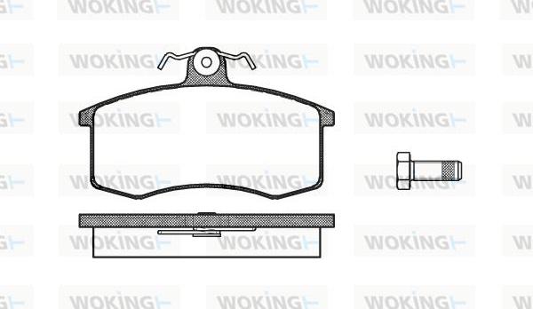 Woking P3213.00 - Komplet Pločica, disk-kočnica www.molydon.hr