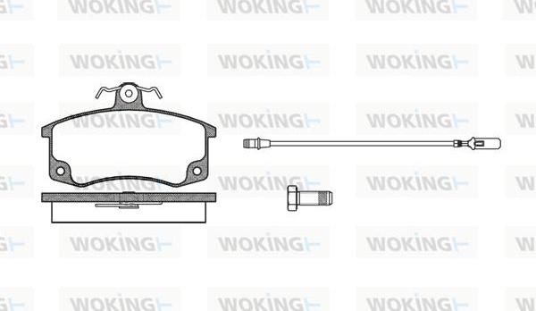 Woking P3213.02 - Komplet Pločica, disk-kočnica www.molydon.hr