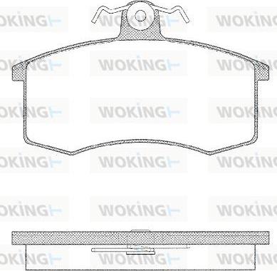 Woking P3213.10 - Komplet Pločica, disk-kočnica www.molydon.hr