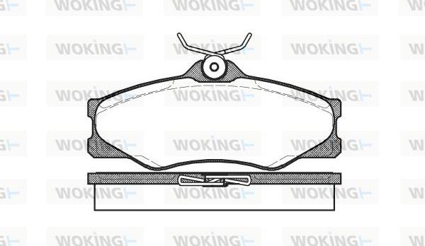 Woking P3233.00 - Komplet Pločica, disk-kočnica www.molydon.hr