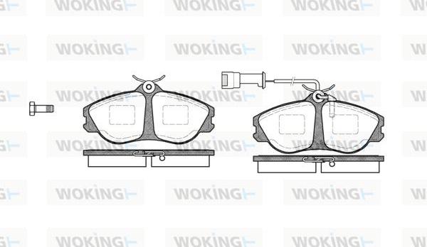 Woking P3763.02 - Komplet Pločica, disk-kočnica www.molydon.hr