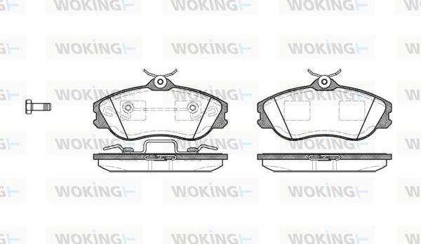 Woking P3763.20 - Komplet Pločica, disk-kočnica www.molydon.hr