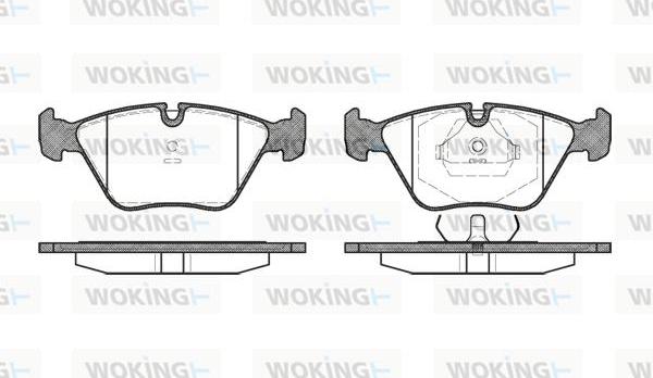 Woking P3703.40 - Komplet Pločica, disk-kočnica www.molydon.hr