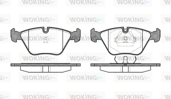 Woking P3703.00 - Komplet Pločica, disk-kočnica www.molydon.hr