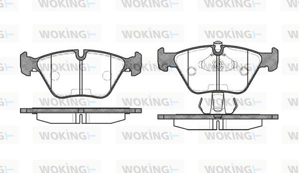 Woking P3703.15 - Komplet Pločica, disk-kočnica www.molydon.hr