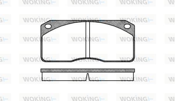 Woking P3783.00 - Komplet Pločica, disk-kočnica www.molydon.hr