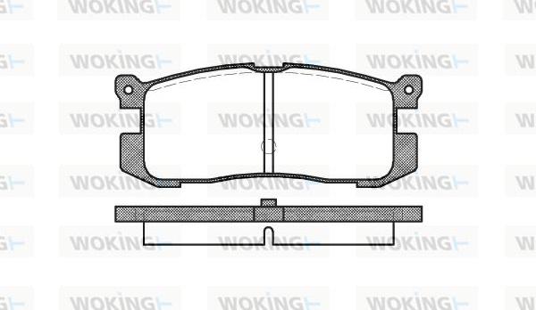 Woking P3723.00 - Komplet Pločica, disk-kočnica www.molydon.hr