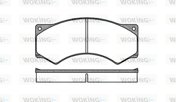 Woking P3773.00 - Komplet Pločica, disk-kočnica www.molydon.hr