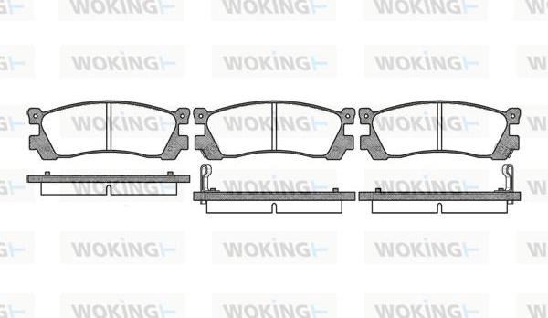 Woking P2993.12 - Komplet Pločica, disk-kočnica www.molydon.hr