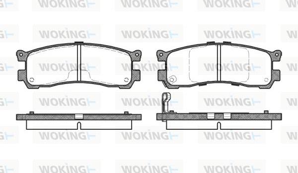 Woking P2993.21 - Komplet Pločica, disk-kočnica www.molydon.hr