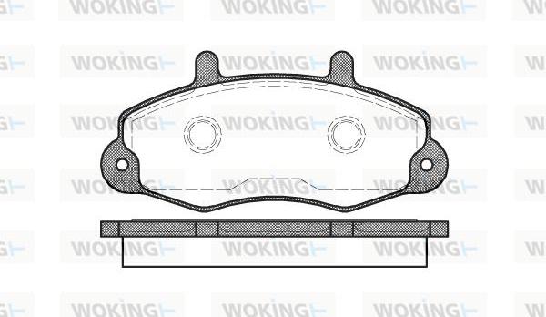 Woking P2913.00 - Komplet Pločica, disk-kočnica www.molydon.hr