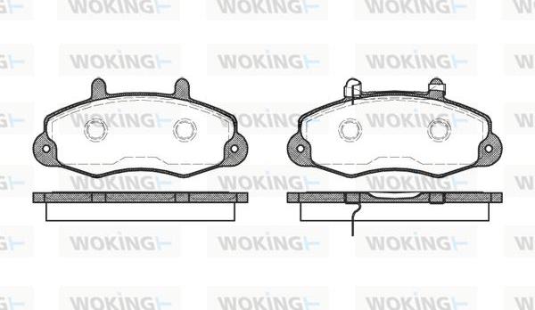 Woking P2913.02 - Komplet Pločica, disk-kočnica www.molydon.hr