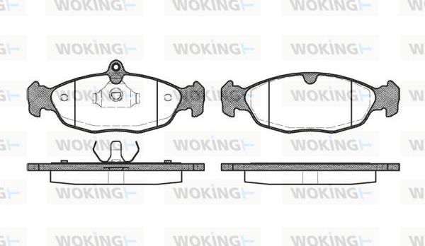 Woking P2933.20 - Komplet Pločica, disk-kočnica www.molydon.hr