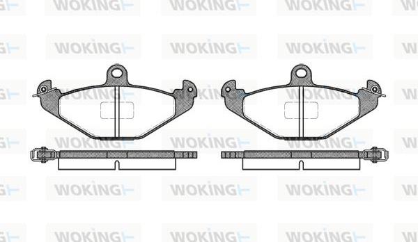 Woking P2453.00 - Komplet Pločica, disk-kočnica www.molydon.hr