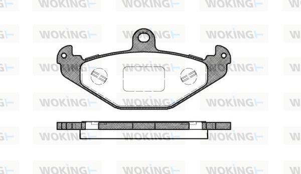 Woking P2453.20 - Komplet Pločica, disk-kočnica www.molydon.hr