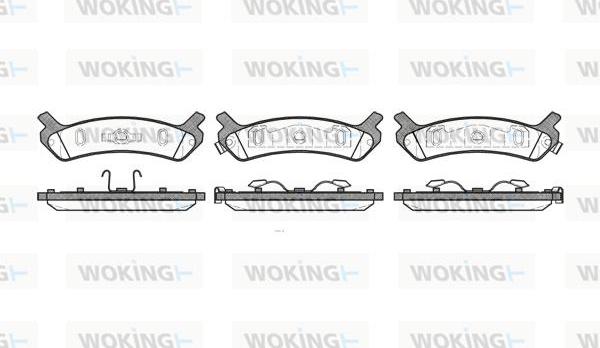 Woking P2593.00 - Komplet Pločica, disk-kočnica www.molydon.hr