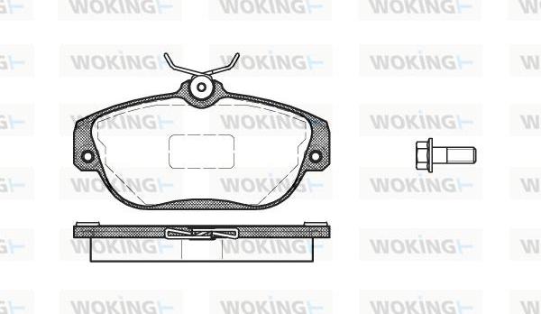 Woking P2683.10 - Komplet Pločica, disk-kočnica www.molydon.hr