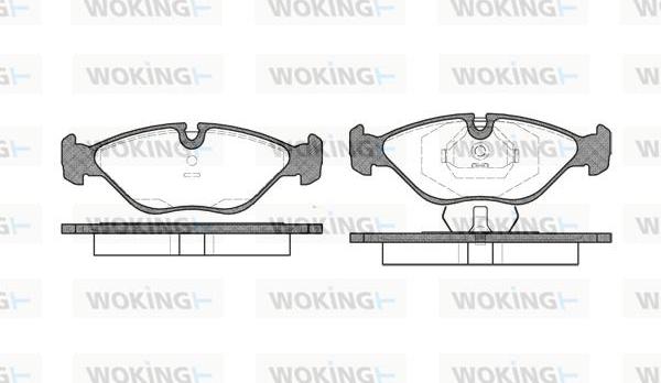 Woking P2193.00 - Komplet Pločica, disk-kočnica www.molydon.hr