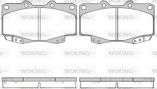 Woking P2153.22 - Komplet Pločica, disk-kočnica www.molydon.hr