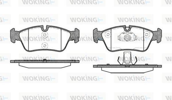 Woking P2843.40 - Komplet Pločica, disk-kočnica www.molydon.hr