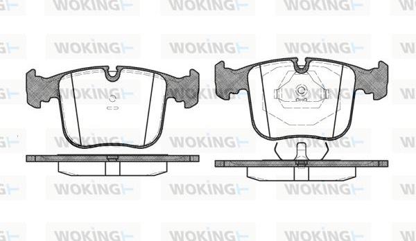 Woking P2803.00 - Komplet Pločica, disk-kočnica www.molydon.hr