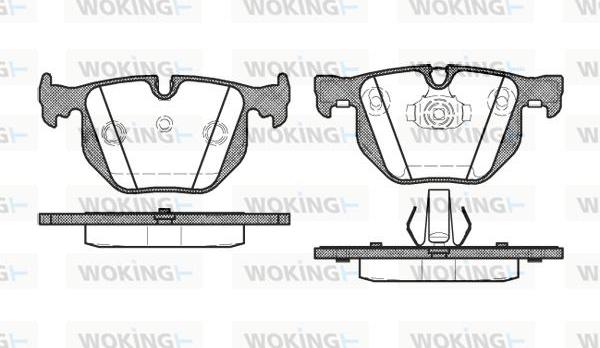 Woking P2813.40 - Komplet Pločica, disk-kočnica www.molydon.hr