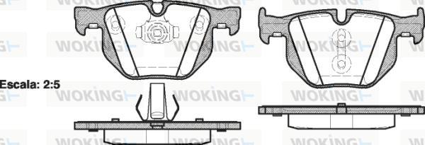 Woking P2813.61 - Komplet Pločica, disk-kočnica www.molydon.hr