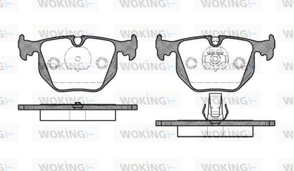 Woking P2813.20 - Komplet Pločica, disk-kočnica www.molydon.hr