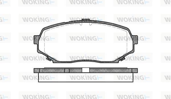 Woking P2393.00 - Komplet Pločica, disk-kočnica www.molydon.hr