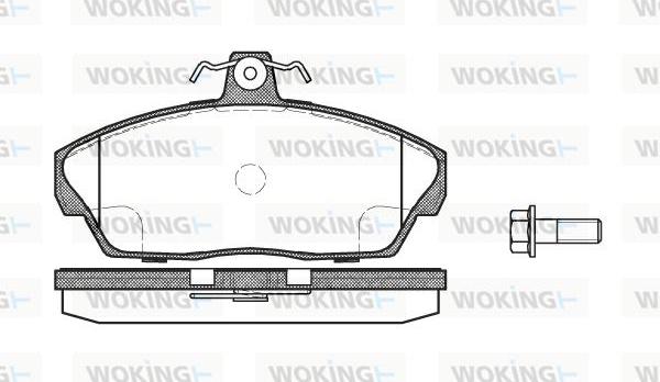 Woking P2373.10 - Komplet Pločica, disk-kočnica www.molydon.hr