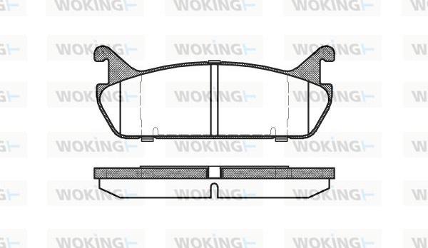 Woking P2293.00 - Komplet Pločica, disk-kočnica www.molydon.hr