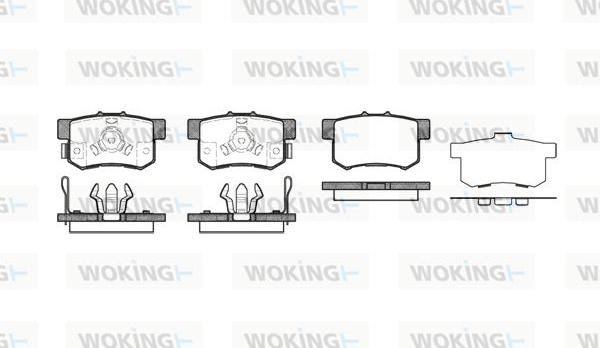 Woking P2253.04 - Komplet Pločica, disk-kočnica www.molydon.hr