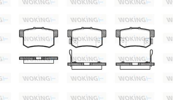 Woking P2253.12 - Komplet Pločica, disk-kočnica www.molydon.hr