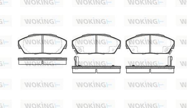 Woking P2233.02 - Komplet Pločica, disk-kočnica www.molydon.hr