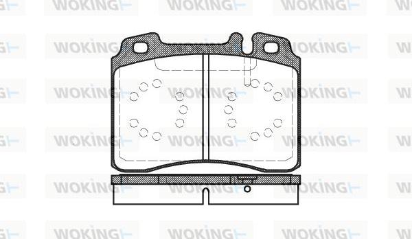 Woking P2793.00 - Komplet Pločica, disk-kočnica www.molydon.hr