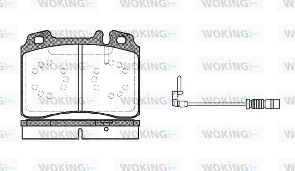 Woking P2793.12 - Komplet Pločica, disk-kočnica www.molydon.hr