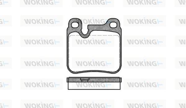 Woking P2743.00 - Komplet Pločica, disk-kočnica www.molydon.hr