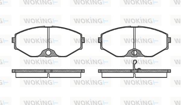 Woking P2753.02 - Komplet Pločica, disk-kočnica www.molydon.hr